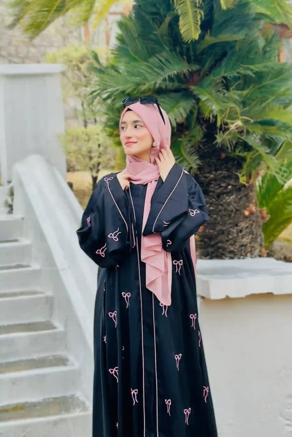 bow style abaya