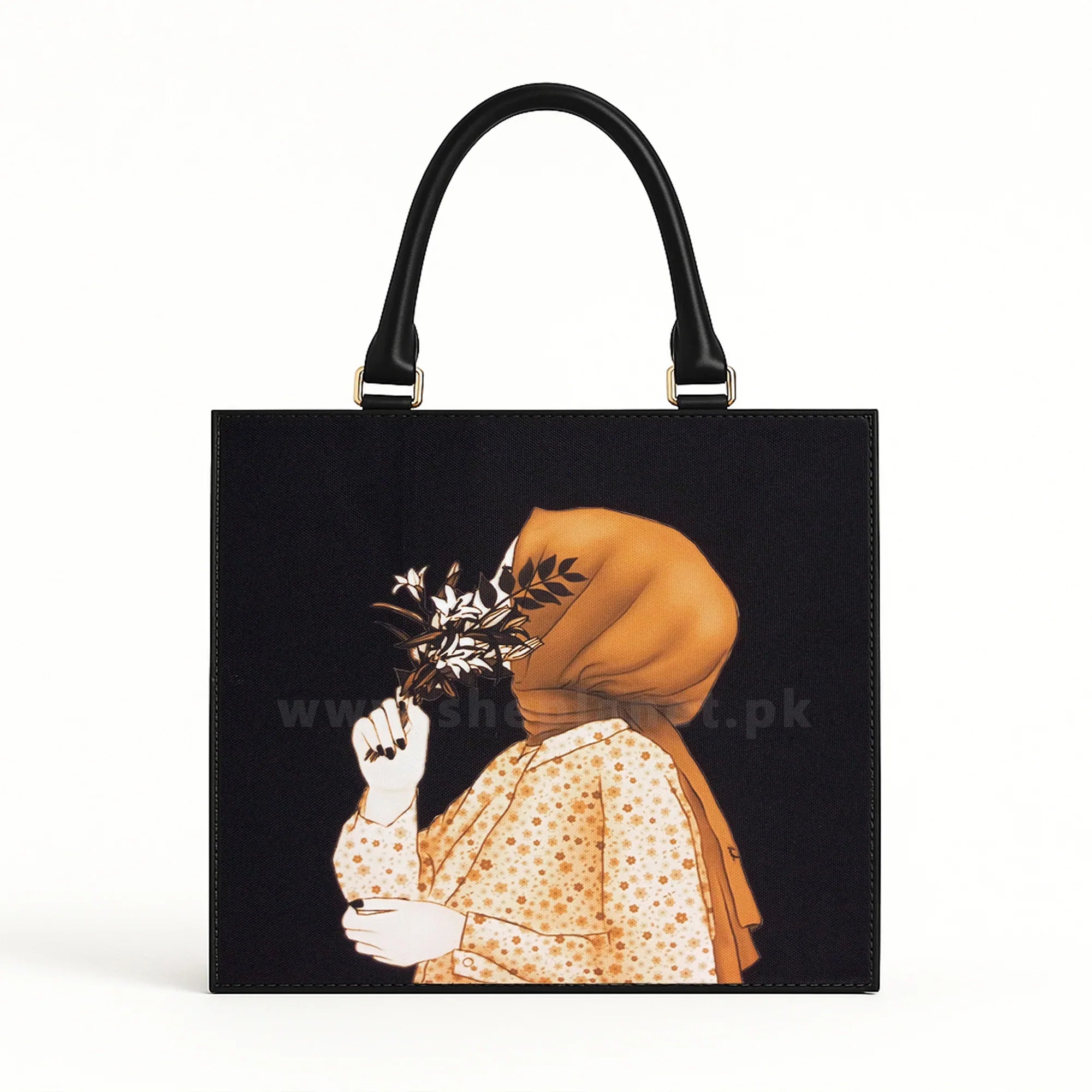 Hijab Girl Canvas Tote Bag