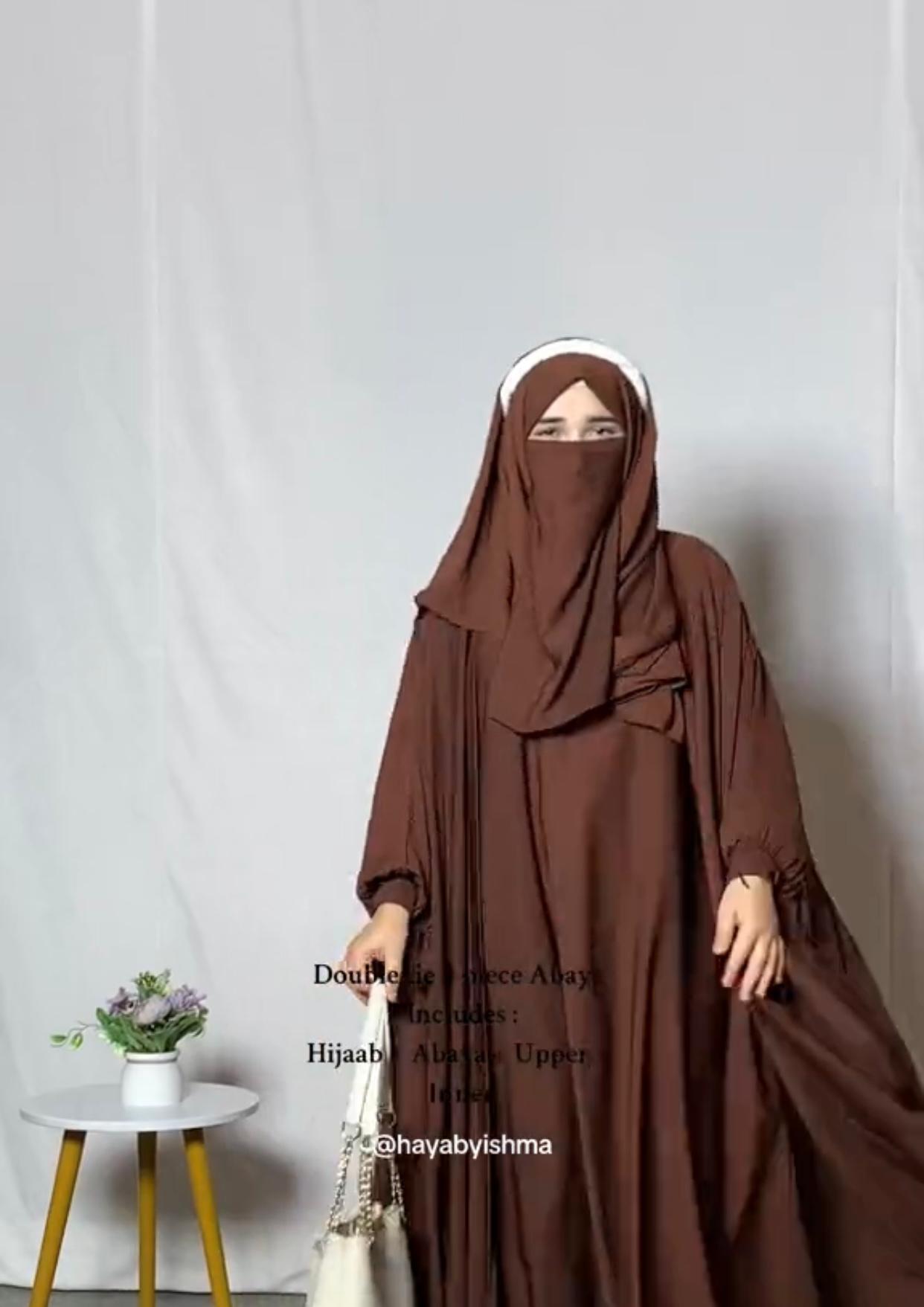 Poet Sleeve 4 Piece Abaya se